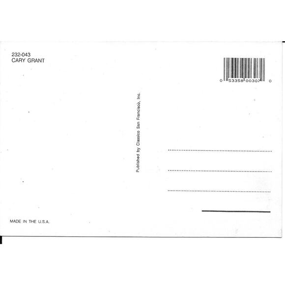 4 Cary Grant Vintage Black & White Postcards, 1 Magnet & 3 Bookmarks! - Picture 8 of 16